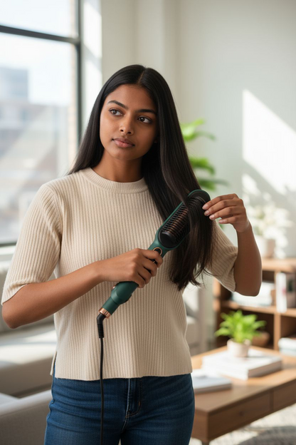 Cepillo plancha y ondulador 2 en 1